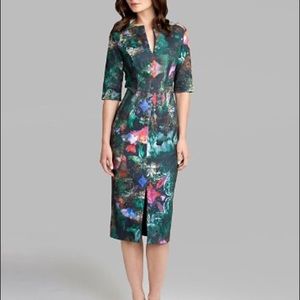 Ted Baker - Iyana 3/4 Length Bodycon Dress (Small)